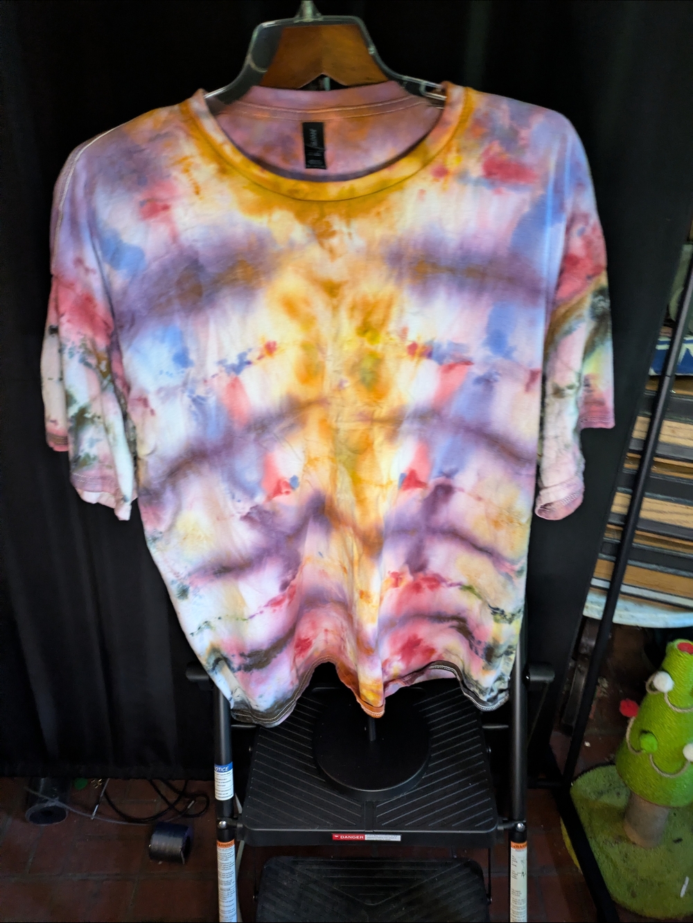 Unisex Size 3X-Large Multicolor Handmade Tie Dye T-Shirt #12